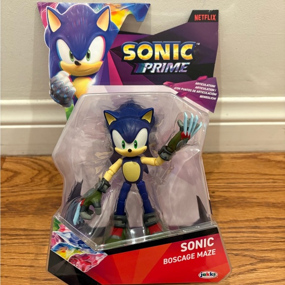 Sonic Prime RUSTY ROSE/DR. DEEP/SONIC w/ Claws 5” Action Figure *Lot of 3